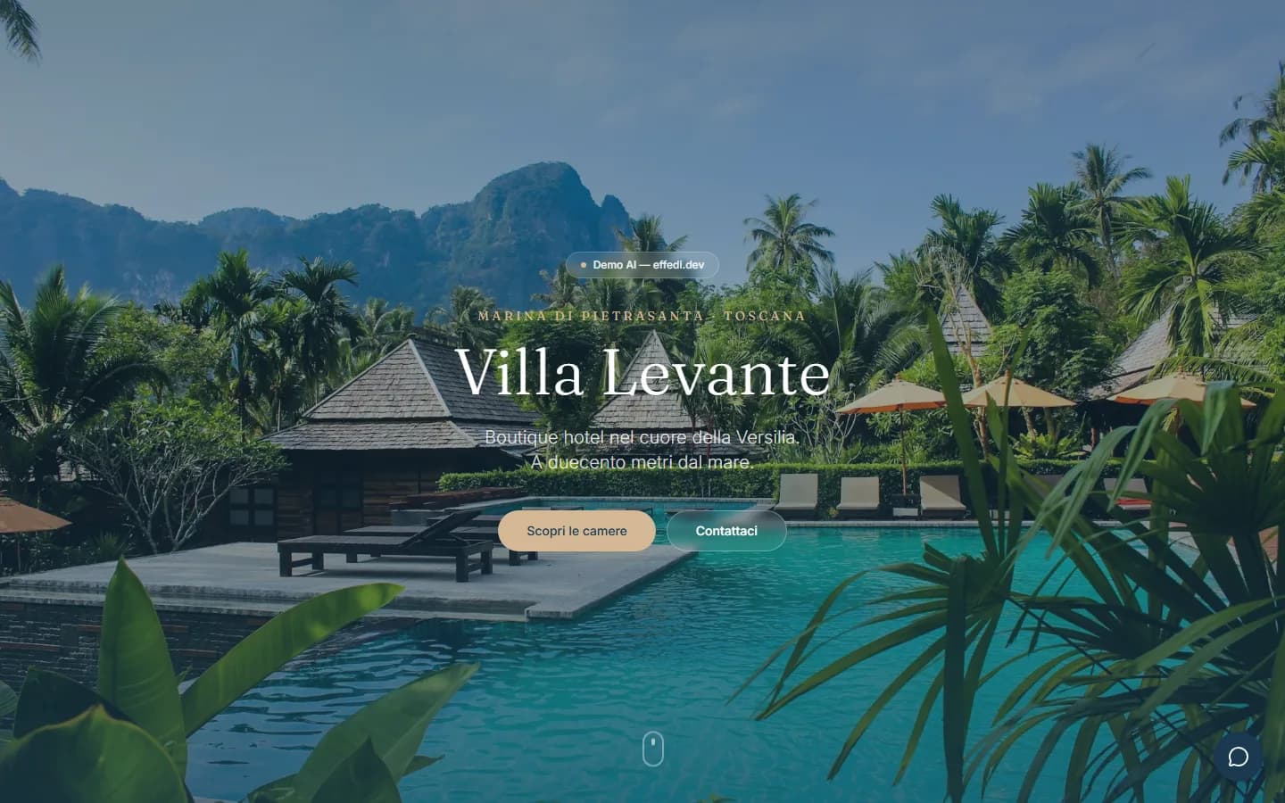Villa Levante · Hospitality · Caso studio